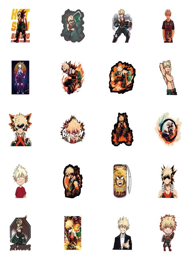 YEESACG 60pcs Classic Japanese Anime Sticker, Cute Cartoon Vinyl Waterproof Stickers for Water Bottle,Skateboard,Laptop,Phone,Journaling,Scrapbooking Decals for Party Supply Decor - Image 2
